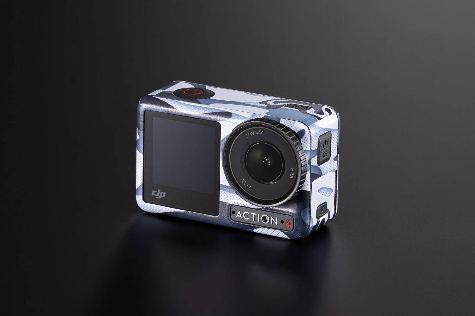 Osmo Action 4 Protective Camera Decal (Blue Camo)