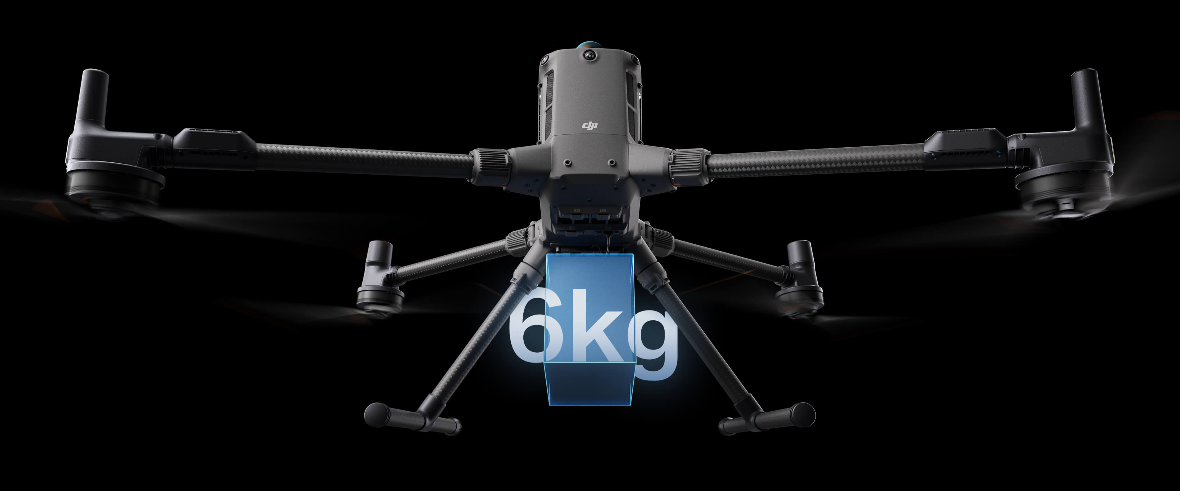 Иллюстрация DJI Matrice 400 с обозначением полезной нагрузки 6 кг