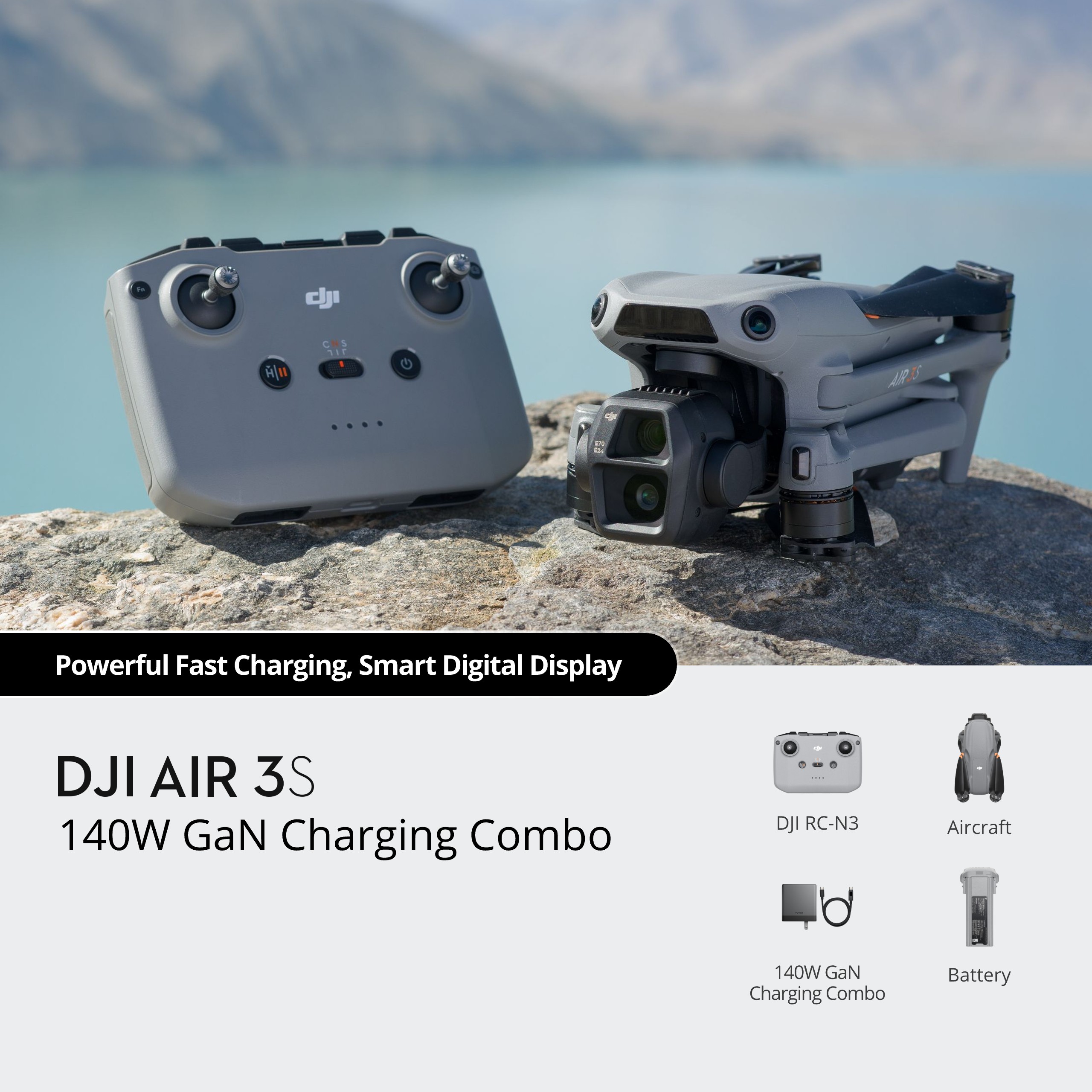 DJI Air 3S 140W GaN Charging Combo — фото 4