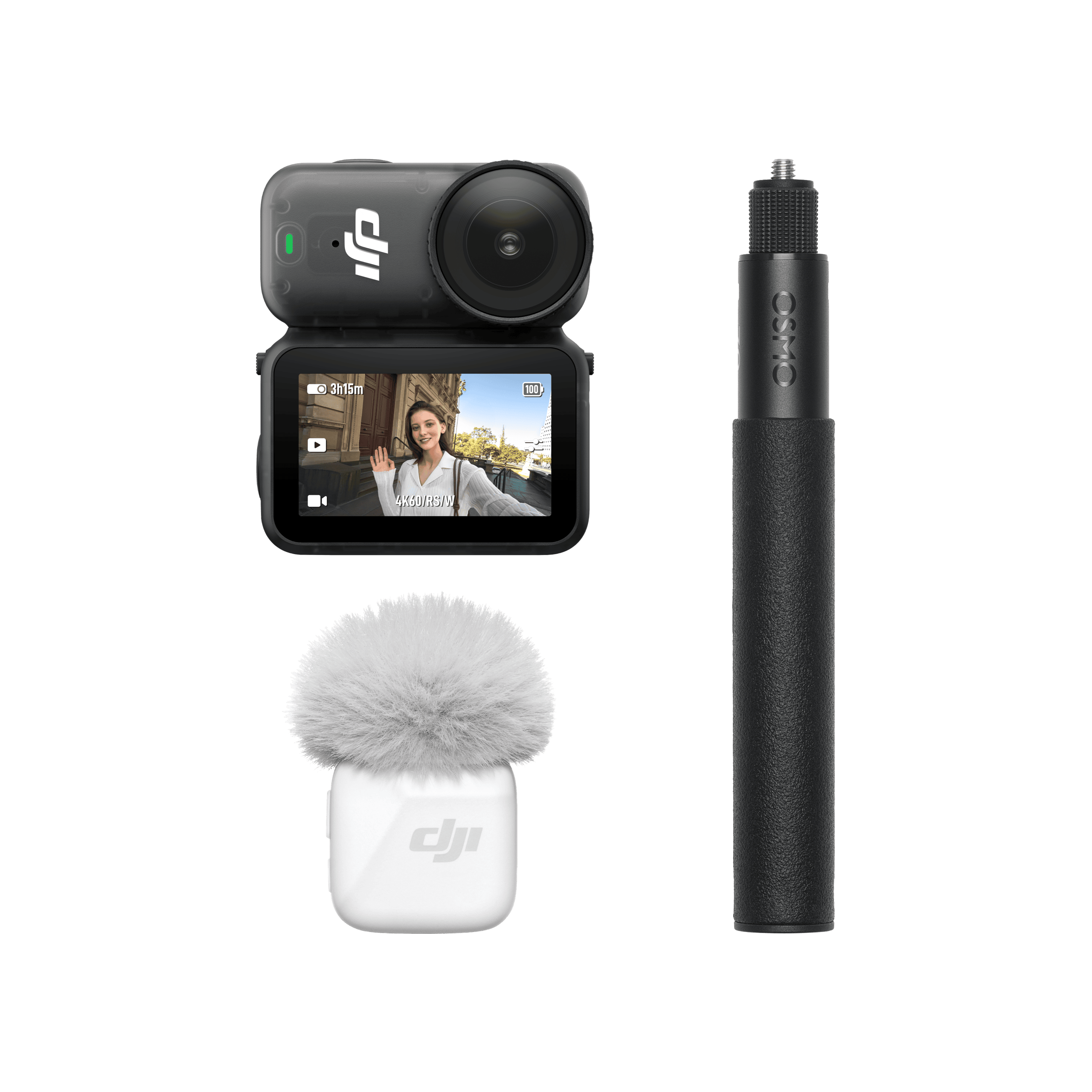 Osmo Nano Vlog Combo (128GB, DJI Mic Mini Transmitter Arctic White) — фото 2