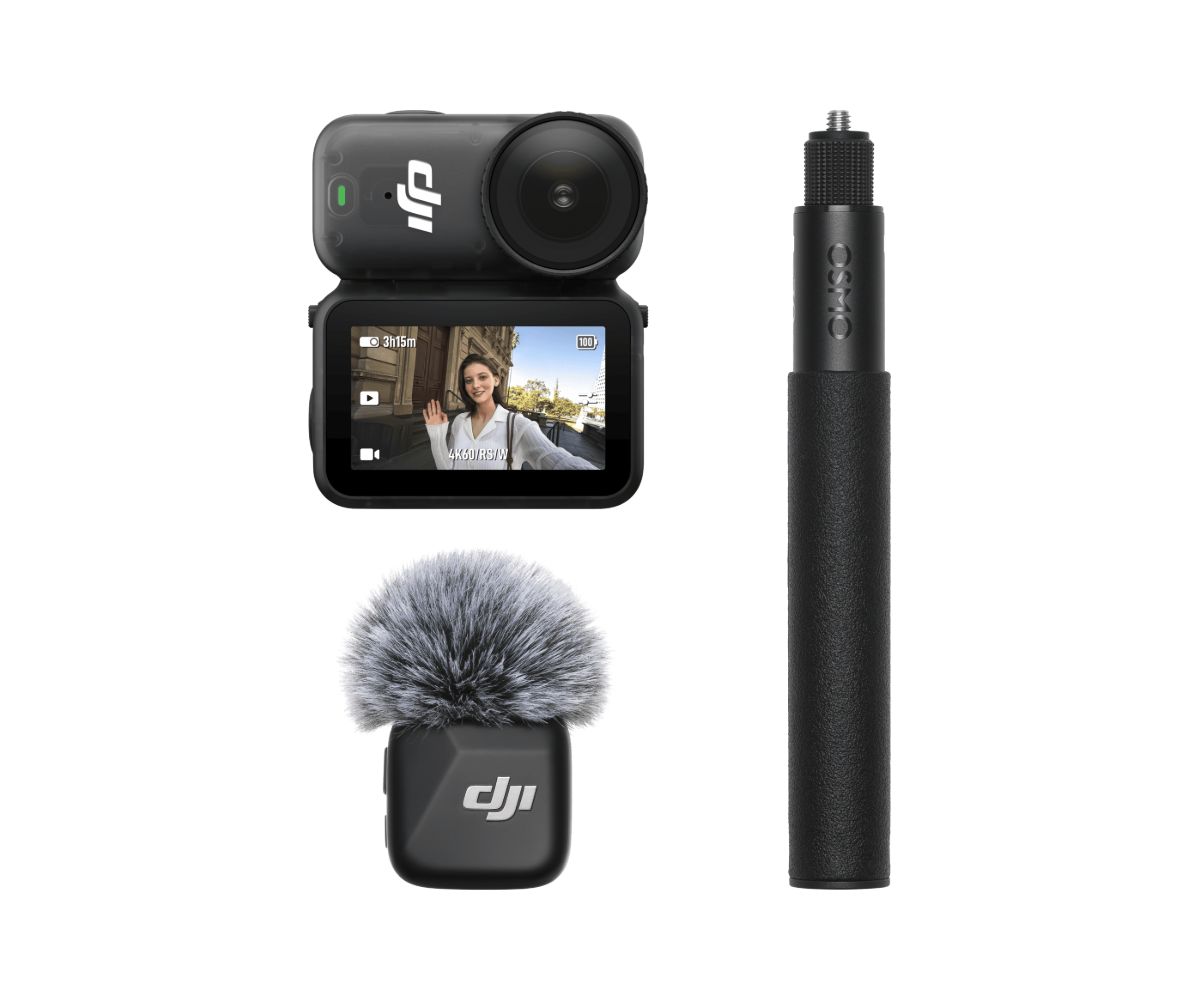 Osmo Nano Vlog Combo (128GB, DJI Mic Mini Transmitter Infinity Black)