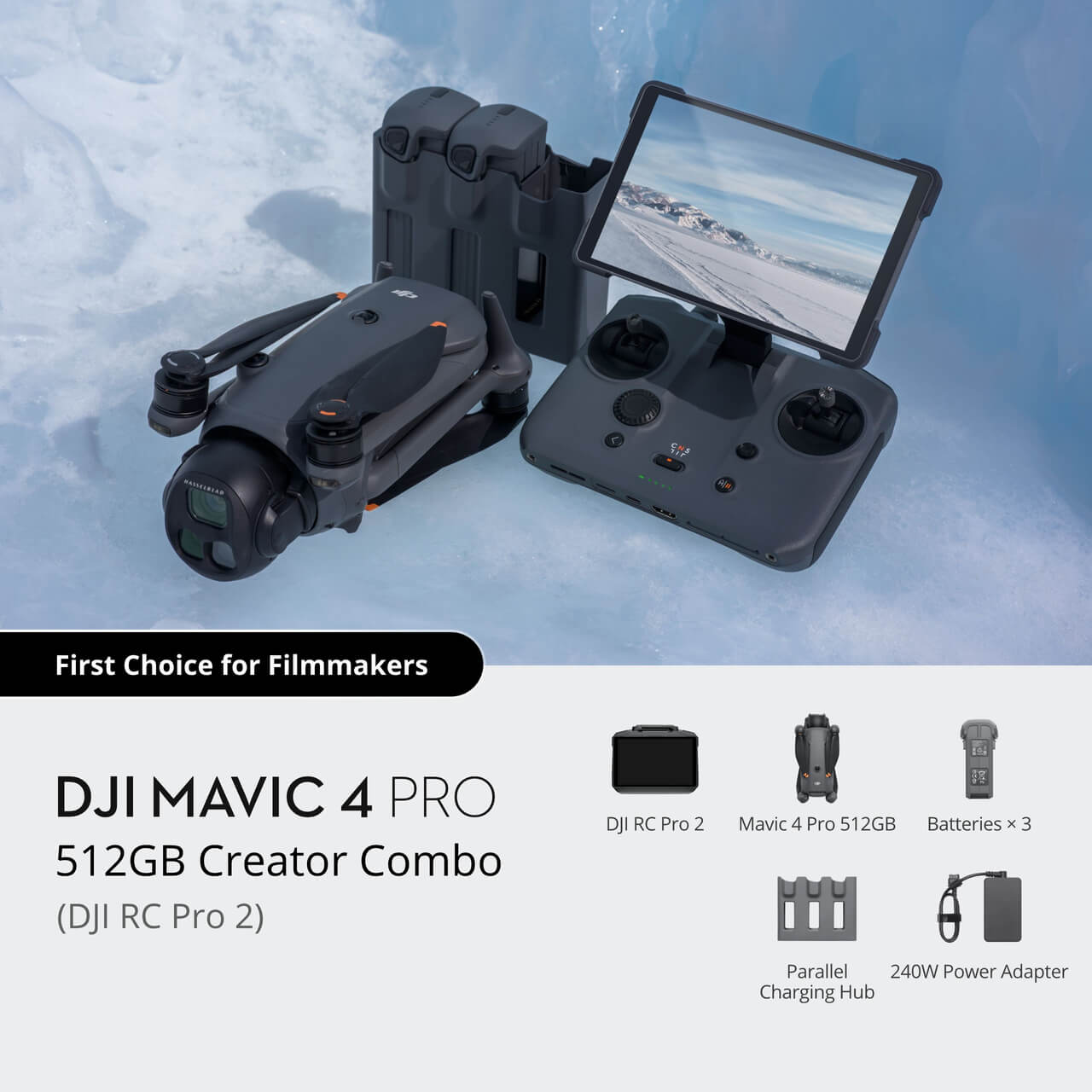 DJI Mavic 4 Pro 512GB Creator Combo (DJI RC Pro 2) — фото 2