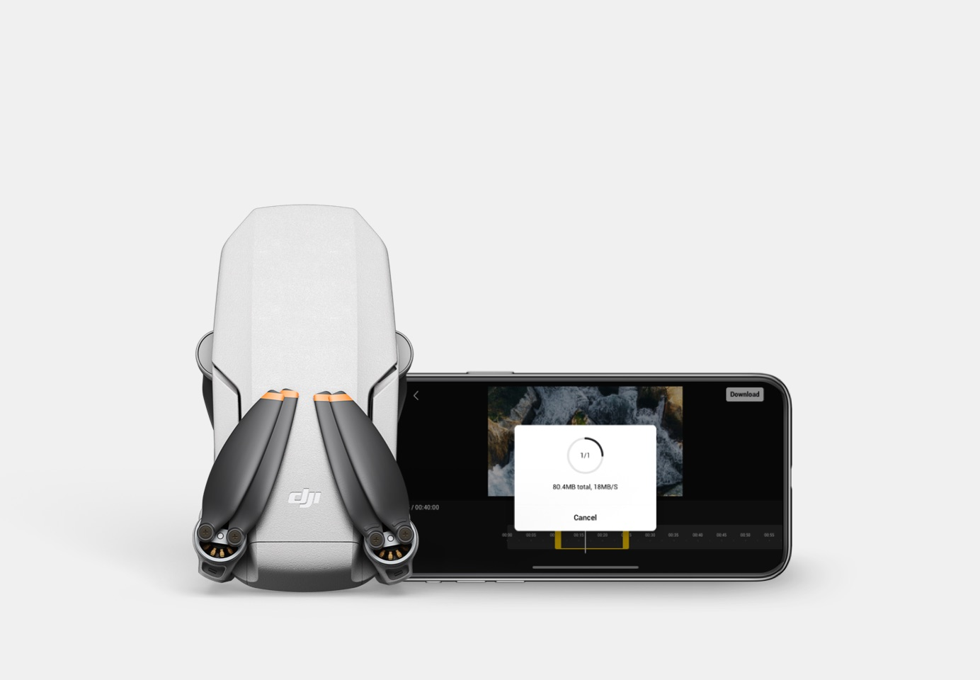 DJI Mini 2 — Снимки быстрее оказываются на телефоне