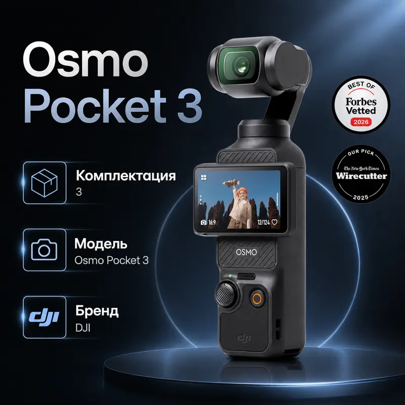 Инфографика: Osmo Pocket 3